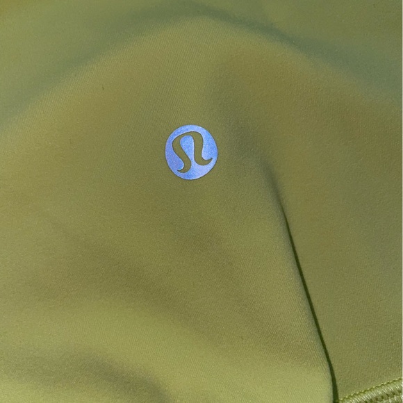 Lululemon neon yellow leggings size 6 - Picture 3 of 4